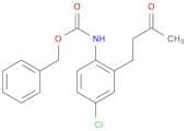 Carbamic acid, [4-chloro-2-(3-oxobutyl)phenyl]-, phenylmethyl ester