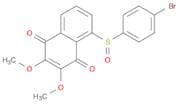 1,4-Naphthalenedione, 5-[(4-bromophenyl)sulfinyl]-2,3-dimethoxy-