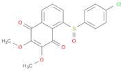 1,4-Naphthalenedione, 5-[(4-chlorophenyl)sulfinyl]-2,3-dimethoxy-