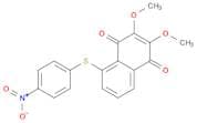 1,4-Naphthalenedione, 2,3-dimethoxy-5-[(4-nitrophenyl)thio]-