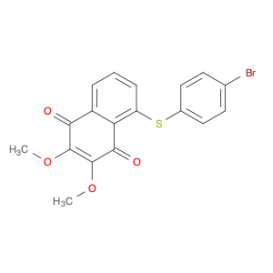 1,4-Naphthalenedione, 5-[(4-bromophenyl)thio]-2,3-dimethoxy-