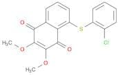 1,4-Naphthalenedione, 5-[(2-chlorophenyl)thio]-2,3-dimethoxy-