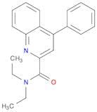 2-Quinolinecarboxamide, N,N-diethyl-4-phenyl-