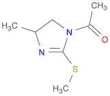 1H-Imidazole, 1-acetyl-4,5-dihydro-4-methyl-2-(methylthio)-