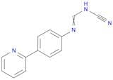Methanimidamide, N-cyano-N'-[4-(2-pyridinyl)phenyl]-