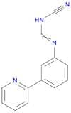 Methanimidamide, N-cyano-N'-[3-(2-pyridinyl)phenyl]-