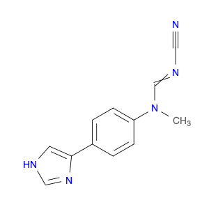 Methanimidamide, N'-cyano-N-[4-(1H-imidazol-4-yl)phenyl]-N-methyl-