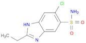 1H-Benzimidazole-5-sulfonamide, 6-chloro-2-ethyl-