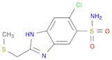 1H-Benzimidazole-5-sulfonamide, 6-chloro-2-[(methylthio)methyl]-