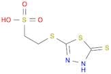2-((5-Thioxo-4,5-dihydro-1,3,4-thiadiazol-2-yl)thio)ethanesulfonic acid