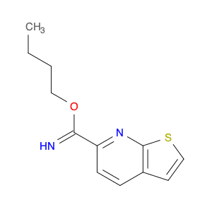 Thieno[2,3-b]pyridine-6-carboximidic acid, butyl ester