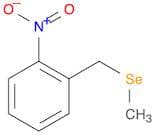 Benzene, 1-[(methylseleno)methyl]-2-nitro-