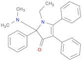 3H-Pyrrol-3-one, 2-(dimethylamino)-1-ethyl-1,2-dihydro-2,4,5-triphenyl-