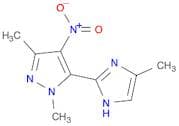 1H-Pyrazole, 1,3-dimethyl-5-(4-methyl-1H-imidazol-2-yl)-4-nitro-