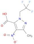 1H-Pyrazole-5-carboxylic acid, 3-methyl-4-nitro-1-(2,2,2-trifluoroethyl)-