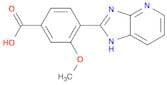 Benzoic acid, 4-(1H-imidazo[4,5-b]pyridin-2-yl)-3-methoxy-