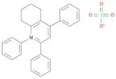 Quinolinium, 5,6,7,8-tetrahydro-1,2,4-triphenyl-, perchlorate
