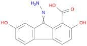 9H-Fluorene-1-carboxylic acid, 9-hydrazono-2,7-dihydroxy-