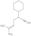 Cyclohexane, (1-ethynyl-4-methyl-3-pentenyl)-