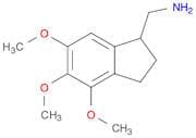 1H-Indene-1-methanamine, 2,3-dihydro-4,5,6-trimethoxy-