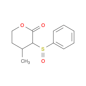 2H-Pyran-2-one, tetrahydro-4-methyl-3-(phenylsulfinyl)-
