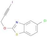 Benzothiazole, 5-chloro-2-[(3-iodo-2-propynyl)oxy]-
