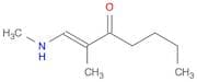 1-Hepten-3-one, 2-methyl-1-(methylamino)-, (E)-