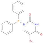 2,4(1H,3H)-Pyrimidinedione, 5-bromo-1-(diphenylphosphino)-