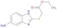 Acetic acid, [(5-amino-1H-benzimidazol-2-yl)thio]-, ethyl ester