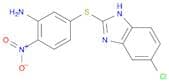 Benzenamine, 5-[(5-chloro-1H-benzimidazol-2-yl)thio]-2-nitro-