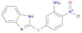 Benzenamine, 5-(1H-benzimidazol-2-ylthio)-2-nitro-