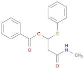 Propanamide, 3-(benzoyloxy)-N-methyl-3-(phenylthio)-