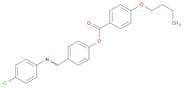 Benzoic acid, 4-butoxy-, 4-[[(4-chlorophenyl)imino]methyl]phenyl ester