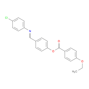 Benzoic acid, 4-ethoxy-, 4-[[(4-chlorophenyl)imino]methyl]phenyl ester