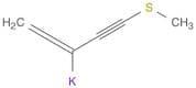 Potassium, [1-[(methylthio)ethynyl]-1,2-propadienyl]-