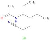 Acetamide, N-(4-chloro-4-cyano-1,2-diethylbutyl)-