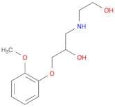 2-Propanol, 1-[(2-hydroxyethyl)amino]-3-(2-methoxyphenoxy)-