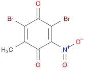 2,5-Cyclohexadiene-1,4-dione, 2,6-dibromo-3-methyl-5-nitro-