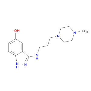 1H-Indazol-5-ol, 3-[[3-(4-methyl-1-piperazinyl)propyl]amino]-