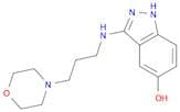 1H-Indazol-5-ol, 3-[[3-(4-morpholinyl)propyl]amino]-