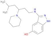 1H-Indazol-5-ol, 3-[[5-methyl-3-(1-piperidinyl)hexyl]amino]-