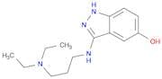 1H-Indazol-5-ol, 3-[[3-(diethylamino)propyl]amino]-