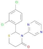 2-(2,4-Dichlorophenyl)-5-(1,2,3,4-tetrahydropyrazin-2-yl)-4H-1,3-thiazin-4-one