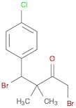 2-Butanone, 1,4-dibromo-4-(4-chlorophenyl)-3,3-dimethyl-