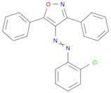 Isoxazole, 4-[(2-chlorophenyl)azo]-3,5-diphenyl-