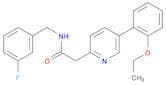 2-Pyridineacetamide, 5-(2-ethoxyphenyl)-N-[(3-fluorophenyl)methyl]-