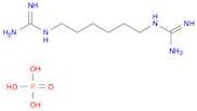 Guanidine, N,N'''-1,6-hexanediylbis-, phosphate