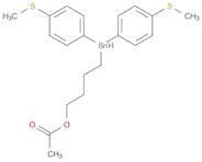 Stannane, (acetyloxy)butylbis[4-(methylthio)phenyl]-