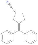 Cyclopentanecarbonitrile, 3-(diphenylmethylene)-