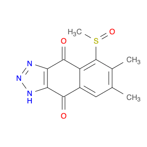 1H-Naphtho[2,3-d]triazole-4,9-dione, 6,7-dimethyl-5-(methylsulfinyl)-